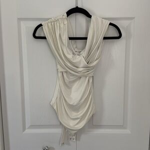 Sleek Seamless Ruched Wrap Bodysuit